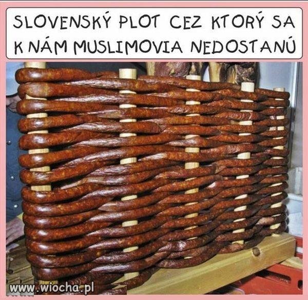 Słoweński płot, przez który żaden muzułmanin...