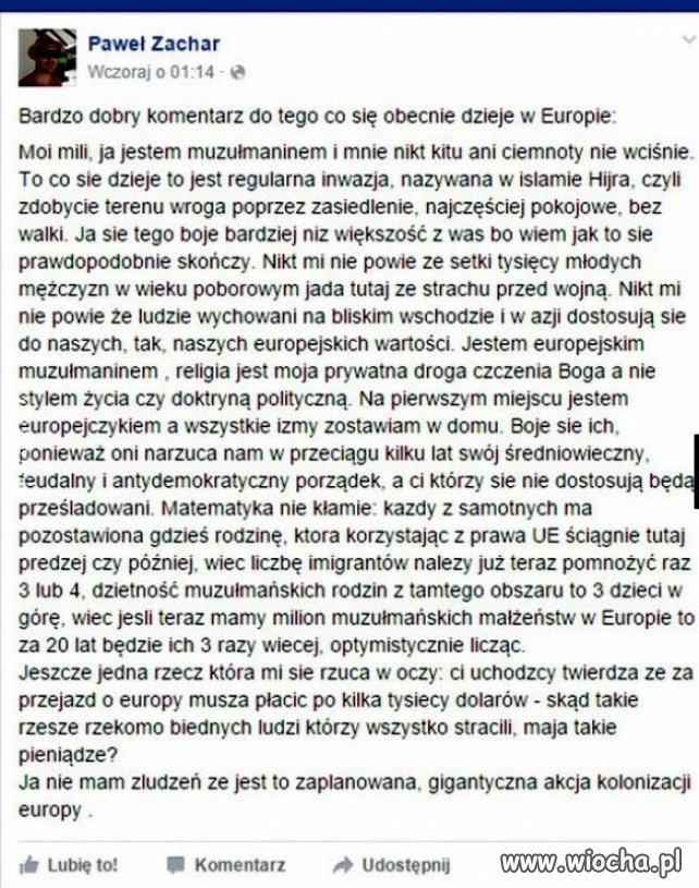 Kilka uwag europejskiego muzułmanina