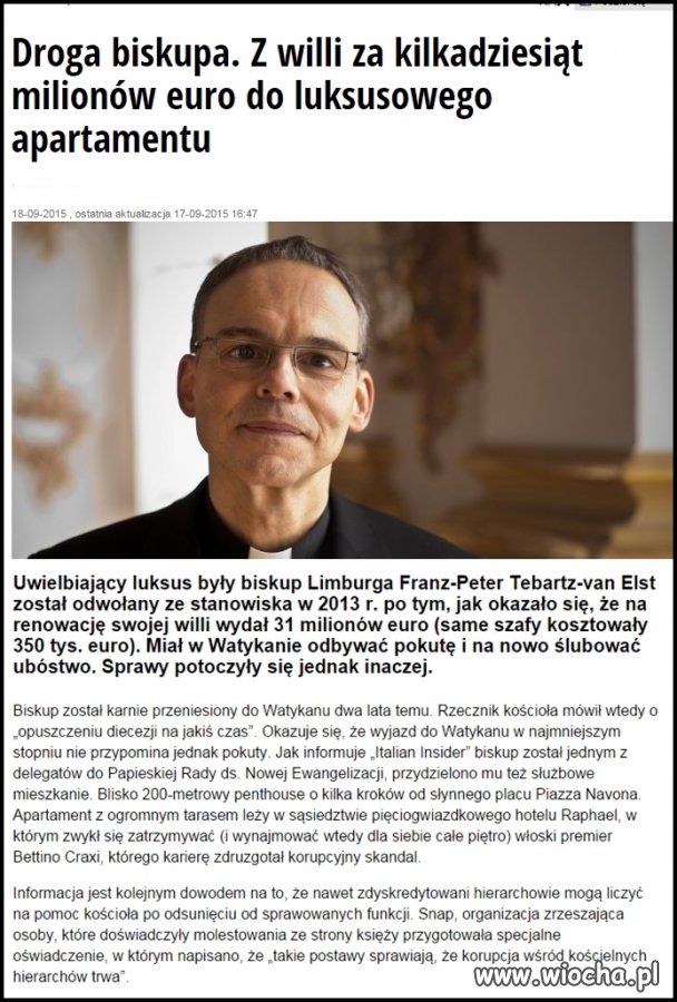 Najpierw Wesołowski teraz Franz