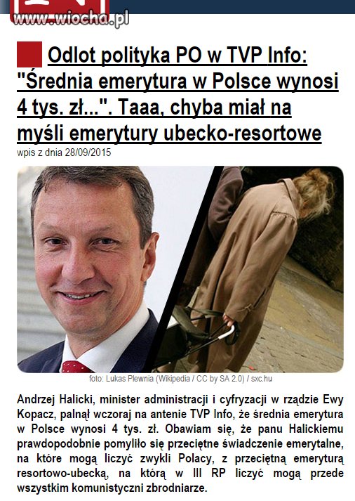 W Polsce będzie syf dopóki...