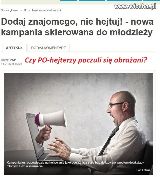 Pamiętam te fejki w latach 2006-2008