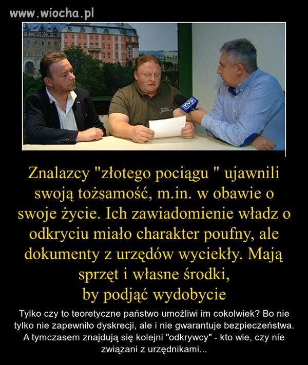 A oni dalej liczą na znaleźne