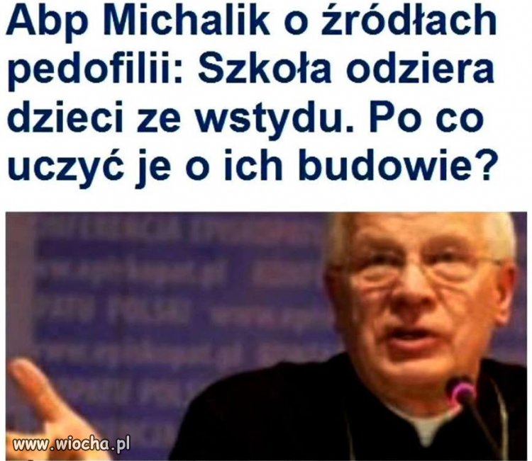 Czyli trzeba ze szkół wycofać lekcje biologii 