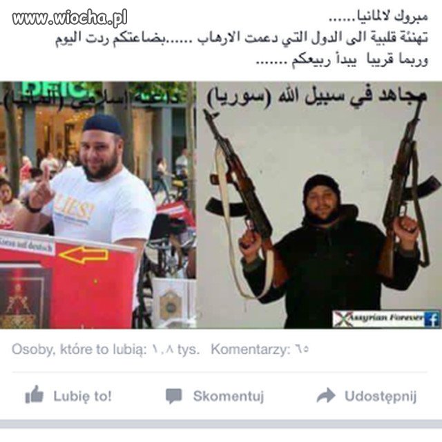 Ghaze Abdulloh z Syrii mieszka w Polsce i...
