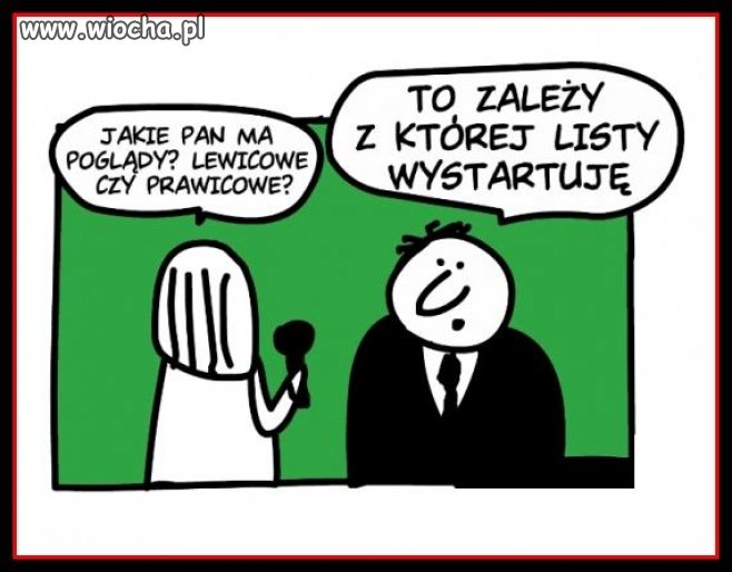 Polski polityk- za koryto wszystko.