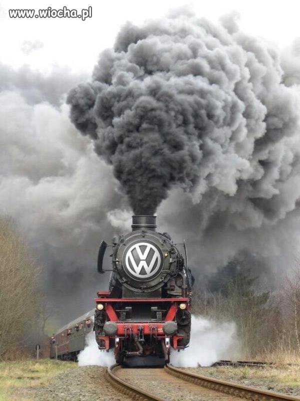 Ekologiczny volkswagen.