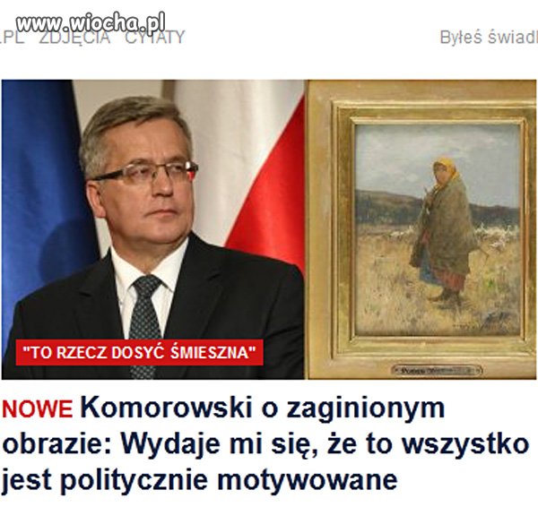 A mnie się natomiast wydaje, że nie jest