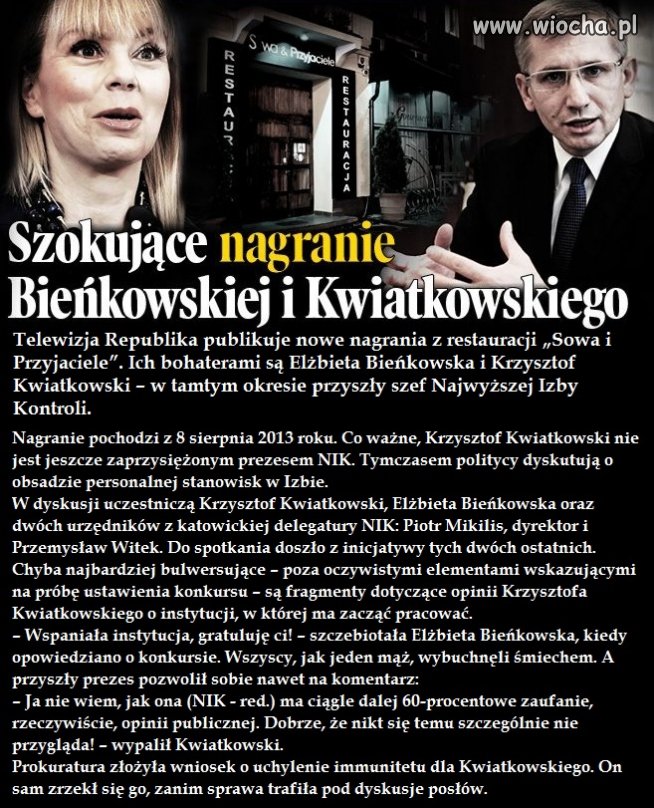 Kolejna odsłona afery taśmowej 