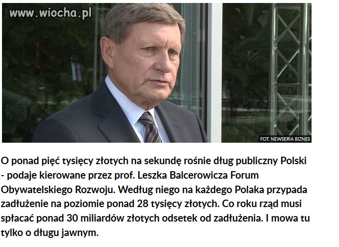 Narzeka na system rabunkowej gospodarki...