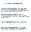 Informacje ze Świata