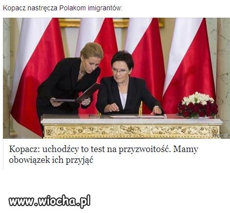 Oczywiście przyjmijcie ale do swojego domu !