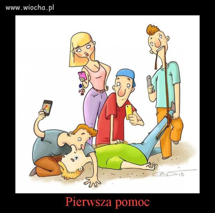 Pierwsza pomoc w wykonaniu "hipsterów".