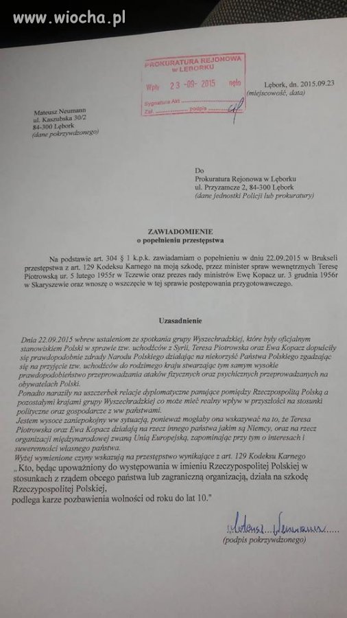 Piotrowska i Kopacz przestępczyniami