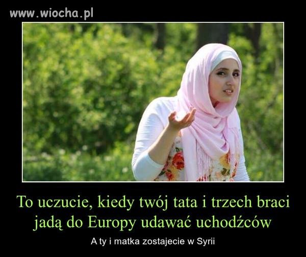 Nie wysyła się do Europy kobiet, starców i dzieci
