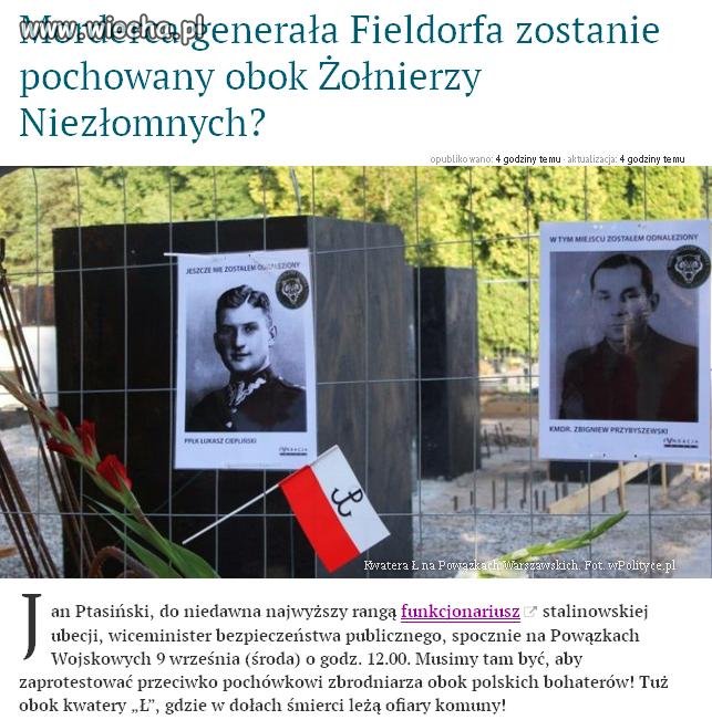 Stalinowski zbrodniarz ma być pochowany