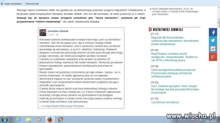 Polityczna poprawność i Sobieski na czarnej liście