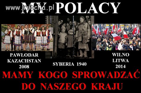 Ich sprowadźmy a nie Jakiś uchodźców  