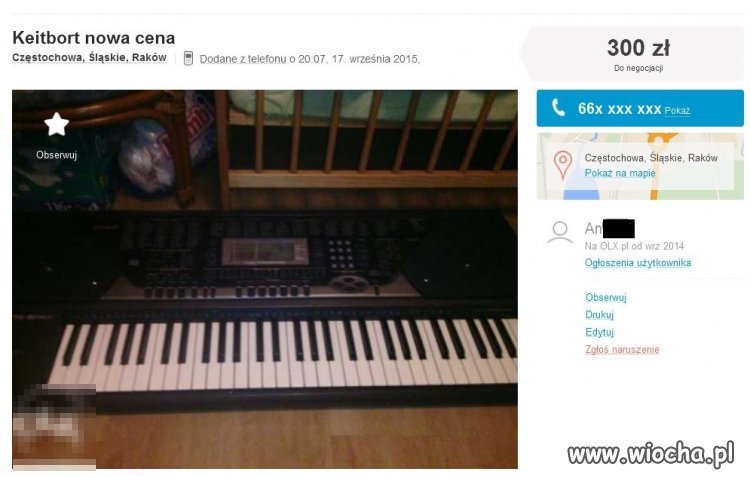 W Częstochowie Andrzej ci zagra na keitbortcie