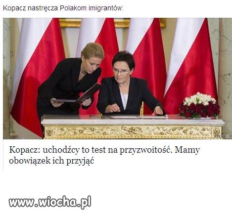 Oczywiście przyjmijcie ale do swojego domu !
