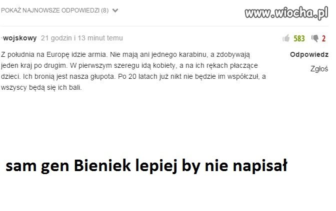 Wiem co piszę, bo służę i byłem w Afganistanie
