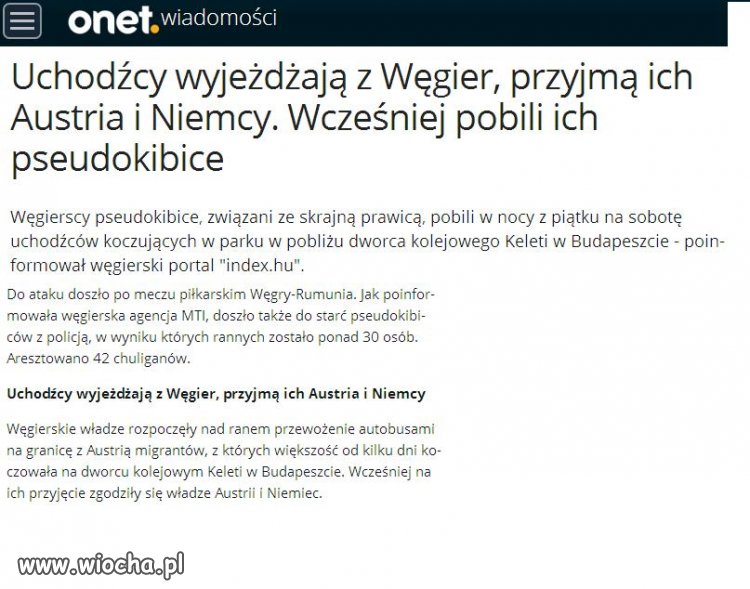 POnet i inne madia szczują już swoich obywateli