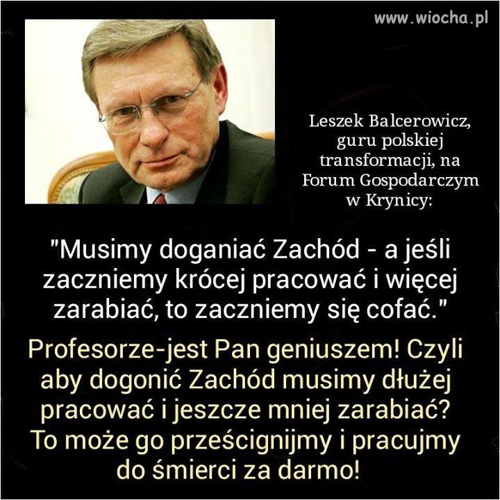 Złote myśli geniusza ekonomii...