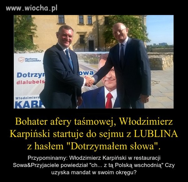 Ciągnie wilka do lasu.