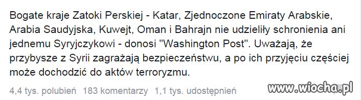 Nie znają się i nie chcą być wzbogaceni