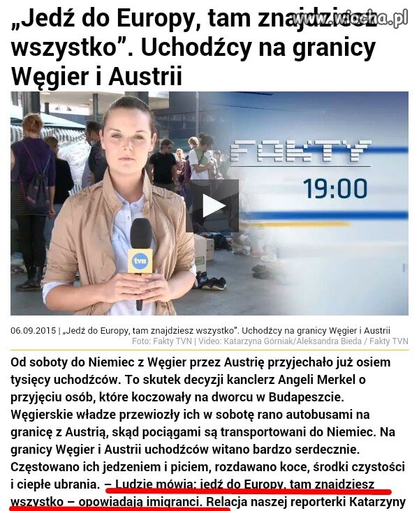 "Jedź do Europy, tam znajdziesz wszystko"