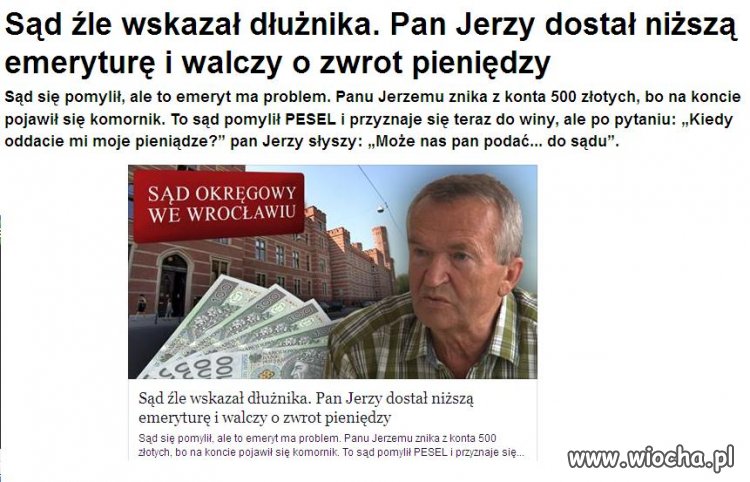 Kpina i okradanie Polskiego obywatela przez rząd.