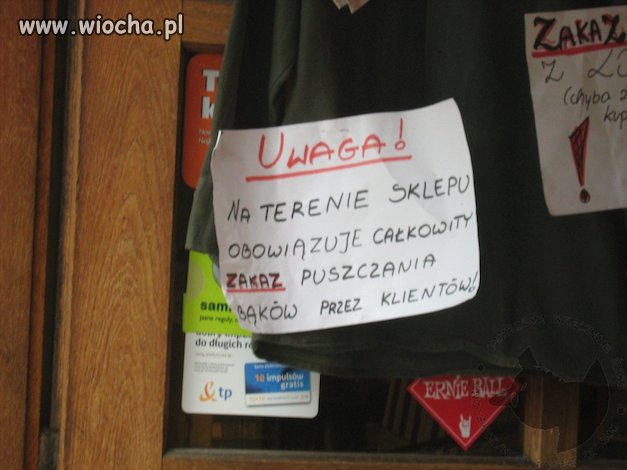 Szczerość w handlu...