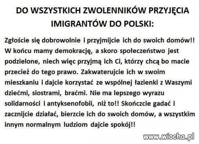 Kto chętny to brać!