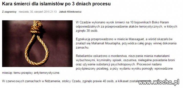 W "cywilizowanej" Europie proces toczy się latami