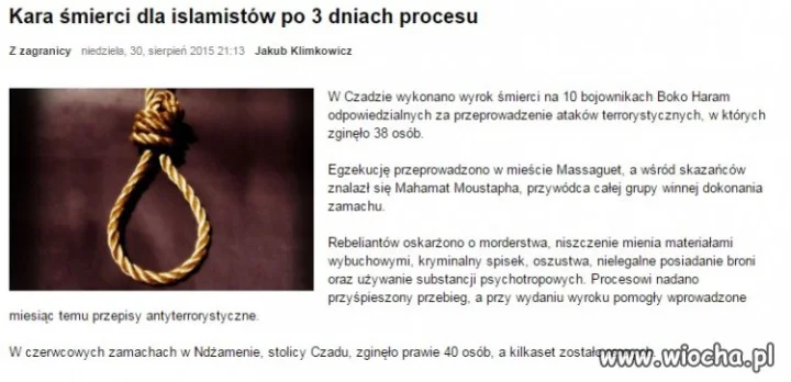 W "cywilizowanej" Europie proces toczy się latami