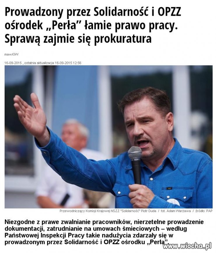Tak to związki dbają o prawa pracowników. 