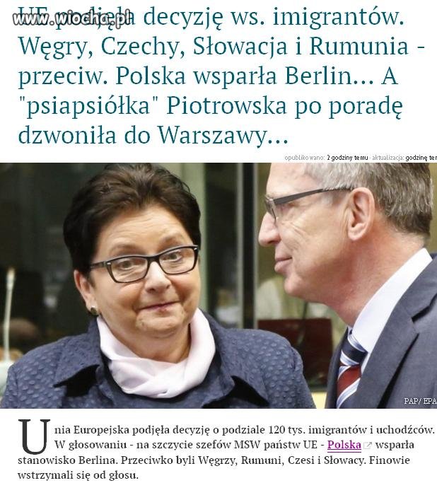 Wstyd przed Czechami, Węgrami i Słowakami.