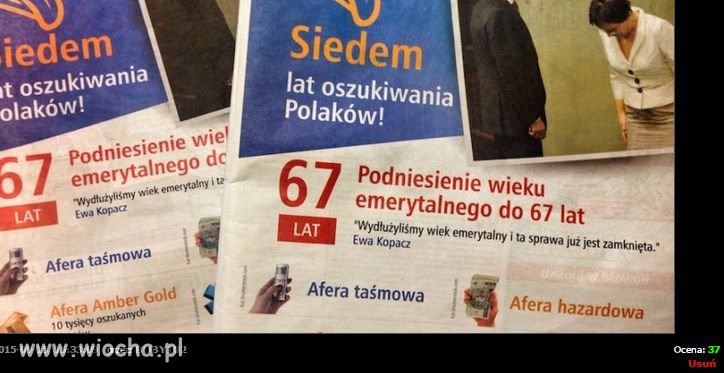 "zapłacimy, zapłacimy" praktyki obecne widać