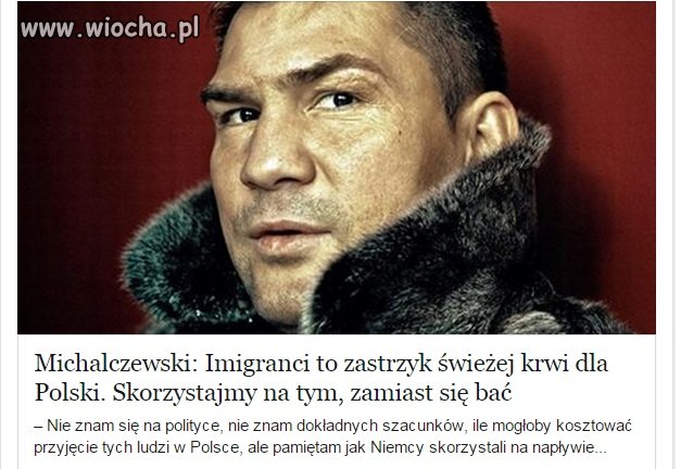 On nie jest jednym z nas.