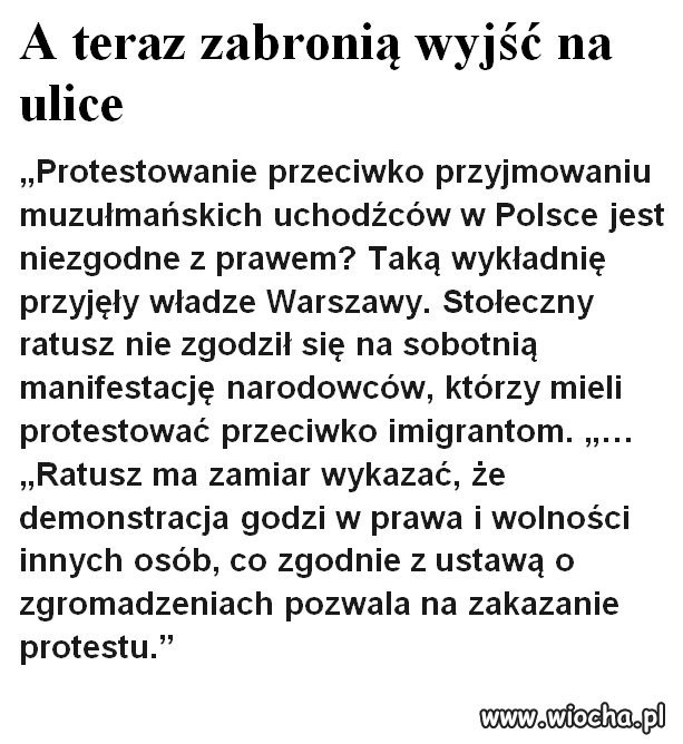 Kneblowanie społeczeństwa postępuje