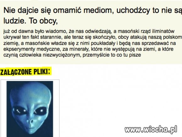 Uchodźcy to nie ludzie.