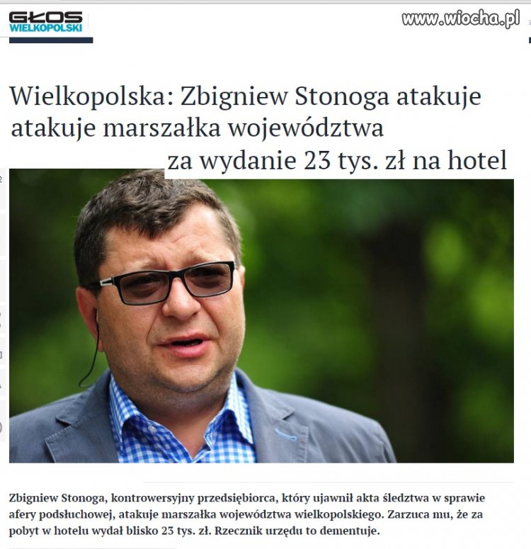 Głos WielkoPolski Stonoga ATAKUJE !!!