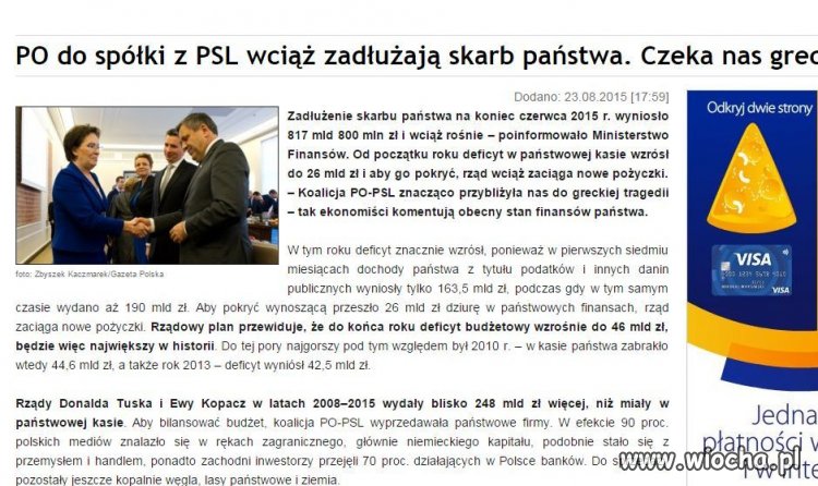 Różnica? Nam nikt nie pomoże, poza strefą Euro