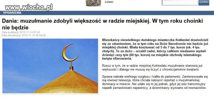 Tak się kończy jak się przyjmuje fanatyków