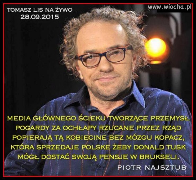 Wyrazy uznania dla Najsztuba...