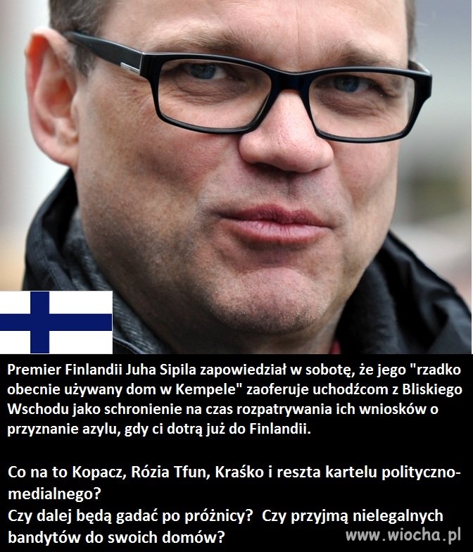 Drzwi do domu premiera Finlandii OTWARTE!
