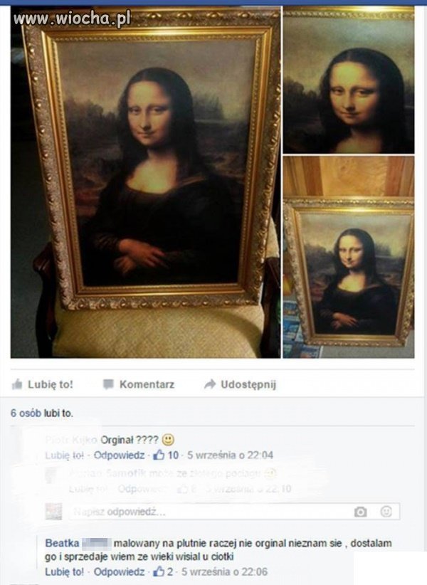 WIEKI WISIAŁ TO PEWNIE ORYGINAŁ