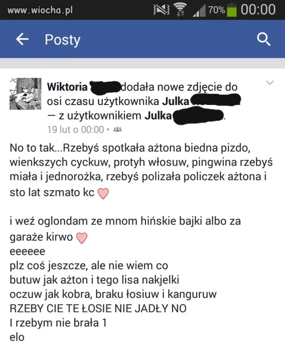 Gimba składa sobie "rzyczenia".
