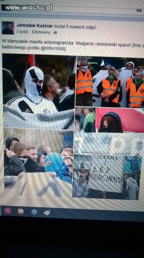 Według niego to Rasiści... pozdro 