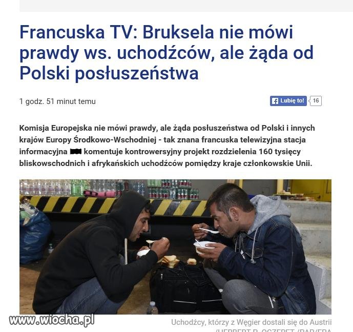 A "nasze" nadal palec prosto w d...