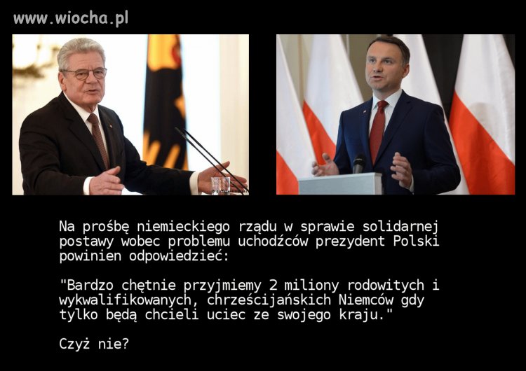Na niemiecki szantaż jest jedna odpowiedź